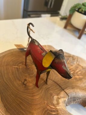 HomArt recycled metal primitive dog